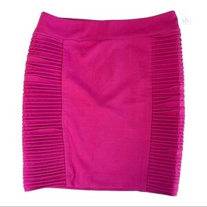 Rampage Hot Pink Ruched Bandage Short Skirt Barbiecore Y2K Barbie Corpcore‎